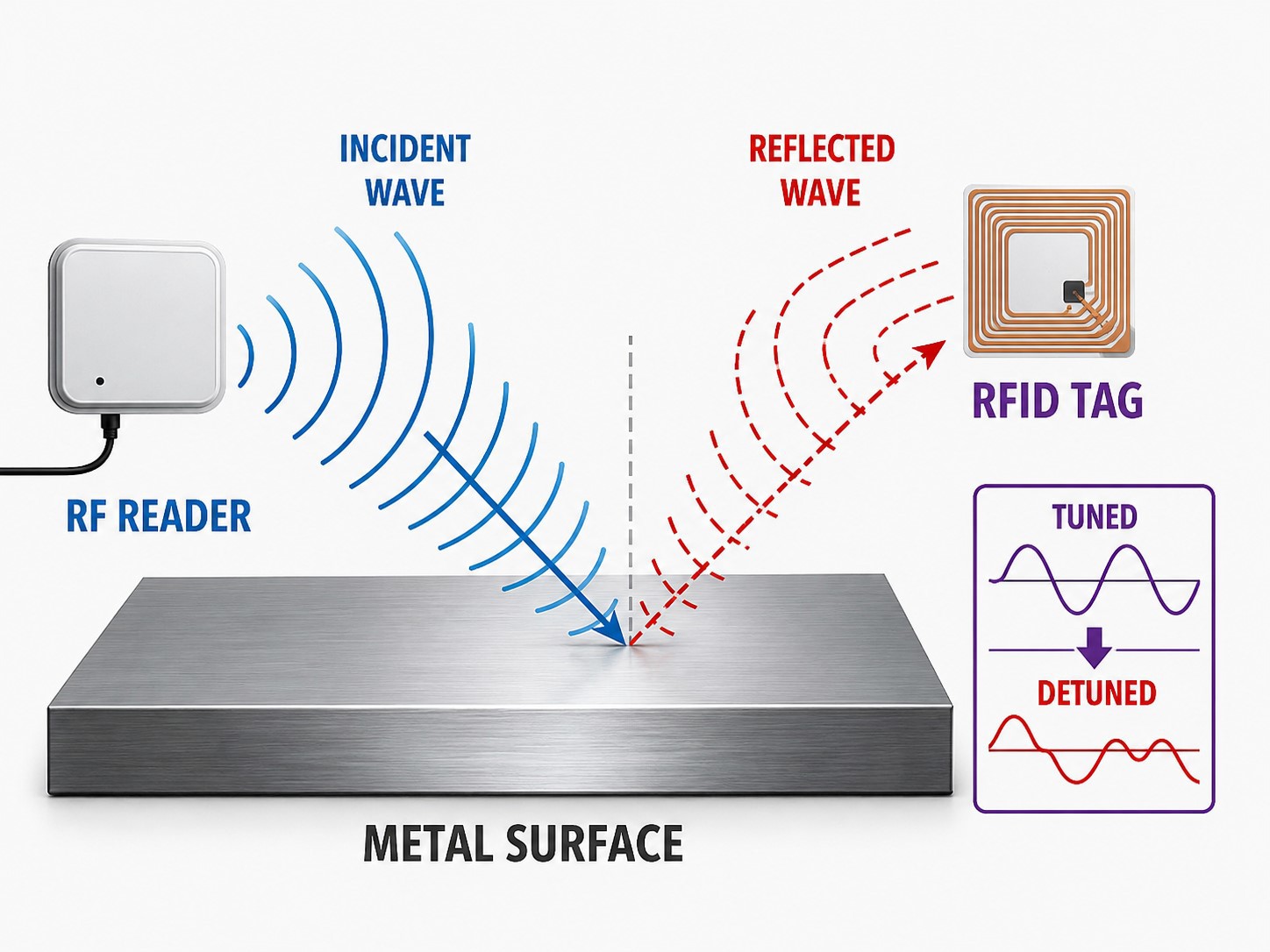Kif l-RFID Anti-Metal Tag Tikseb l-Ebda Interferenza